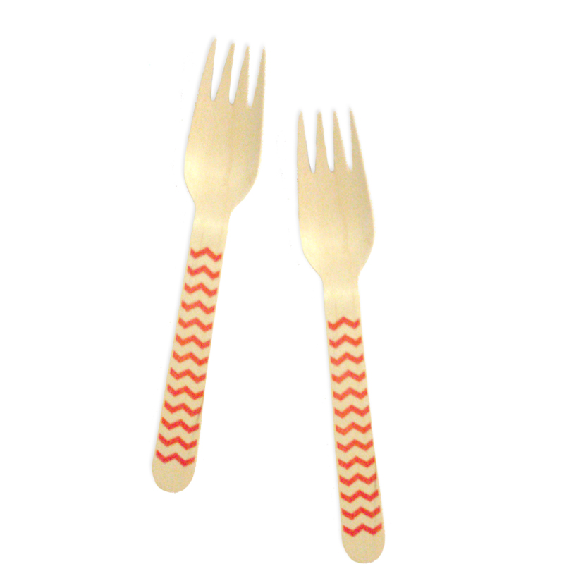 Fork - Chevron Red